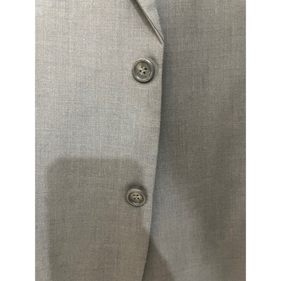 Caravelli Light Grey Oxford 2B Suit Jacket Blazer Men's Size 50R 46W - Picture 6 of 7